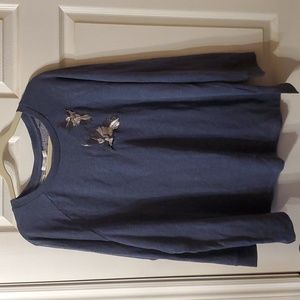 89th and Madison crew neck 1X hummingbird sweatshirt
